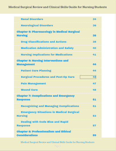 Med Surg Handbook
