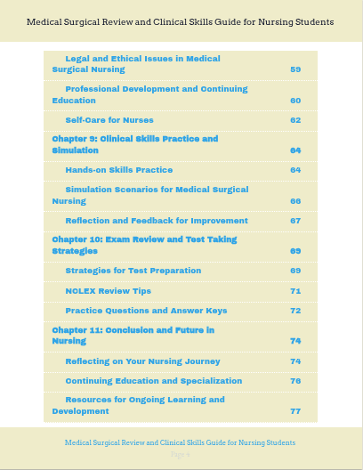 Med Surg Handbook