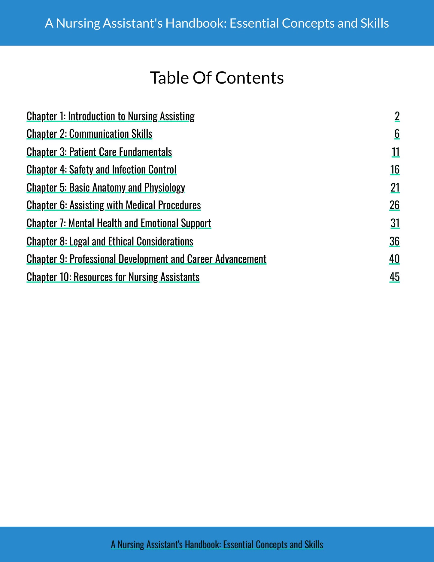 CNA Prep: A Nursing Assistant's Handbook: Essential Concepts and Skills