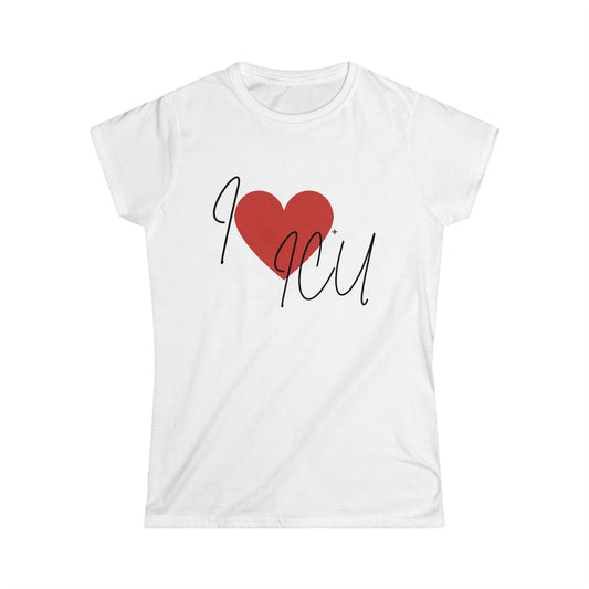 Women's Softstyle Tee | i Heart ICU