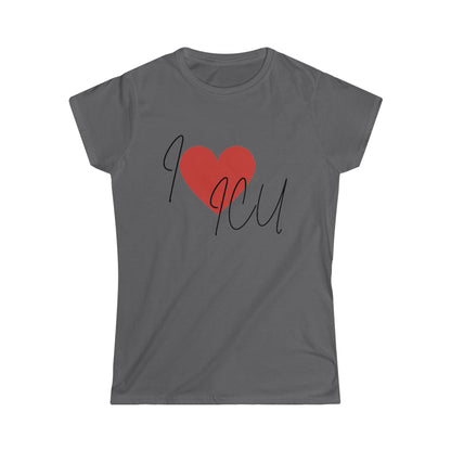 Women's Softstyle Tee | i Heart ICU