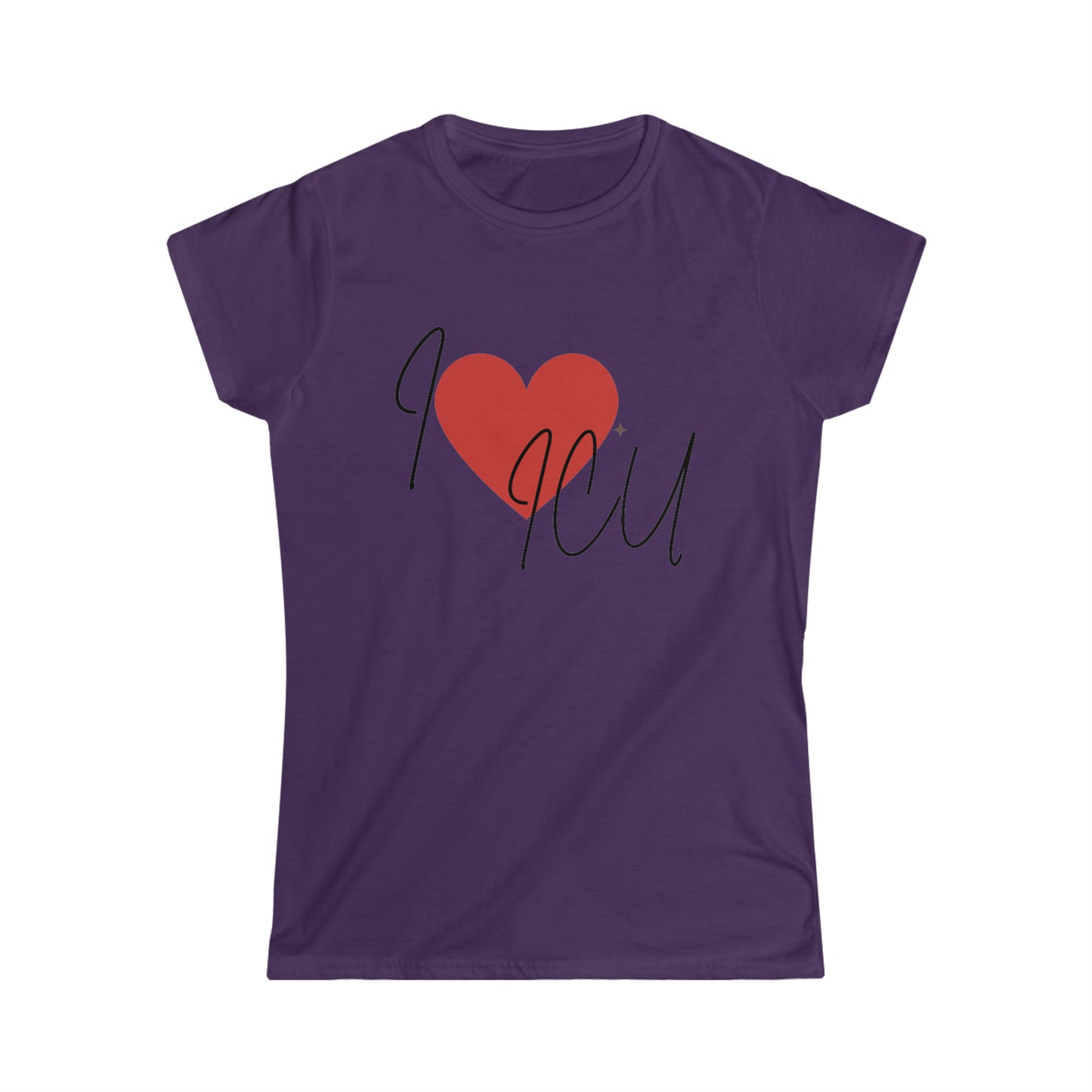 Women's Softstyle Tee | i Heart ICU