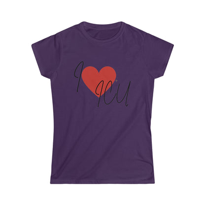 Women's Softstyle Tee | i Heart ICU