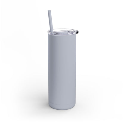 Coffee Helps Me Saves Lives: Maars Maker Skinny Matte Tumbler, 20oz