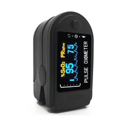 Portable Blood Oxygen Monitor Finger Pulse Oximeter