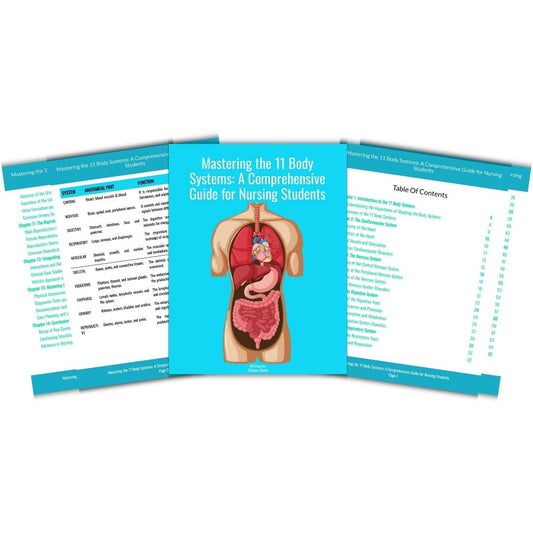 Mastering The 11 Body Systems Digital E-Book (Anatomy & Physiology)