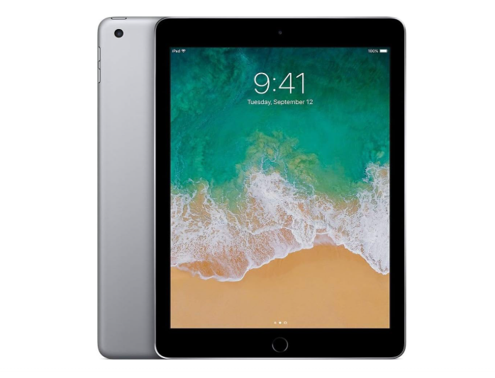 Apple iPad 9.7-inch Retina Display with WIFI, 32GB, Touch ID, 2017 Mode - Space Gray (Renewed)
