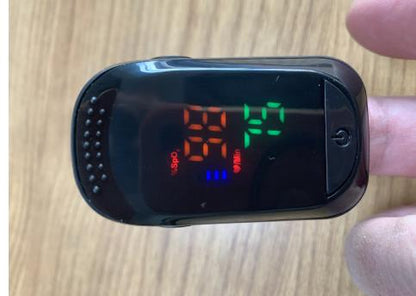 Portable Blood Oxygen Monitor Finger Pulse Oximeter