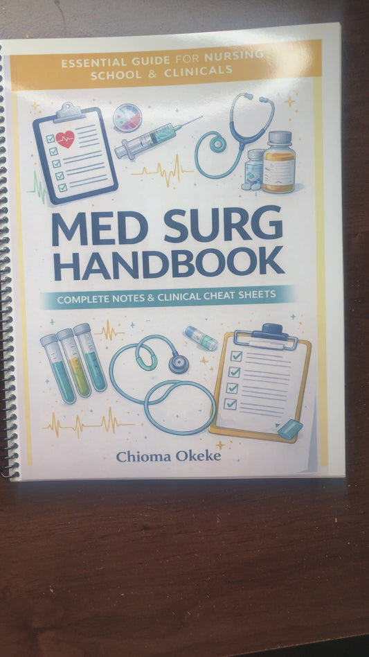 Med Surg Handbook | 150 Pages