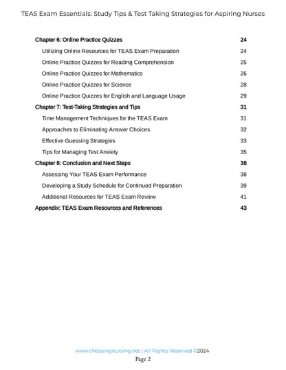 TEAS Exam Essentials Study Tips & Test Taking Digital Download