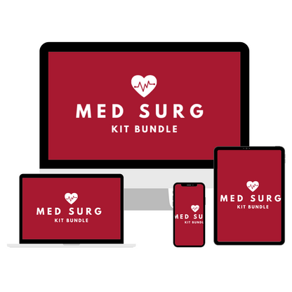 Medical Surgical/ Nursing School Course Bundle